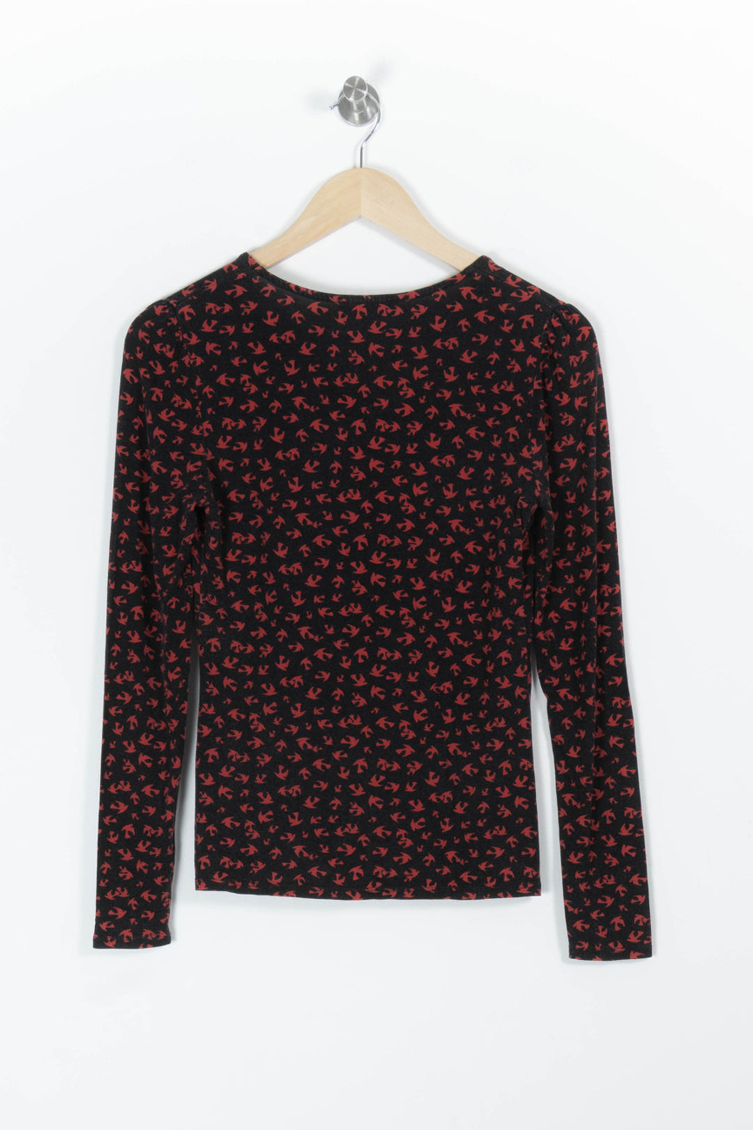 Tee-shirt Noir et Rouge - Taille XS/34 de la marque Caroll | PARAD97216 - Vendu par Paradigme - Image 4