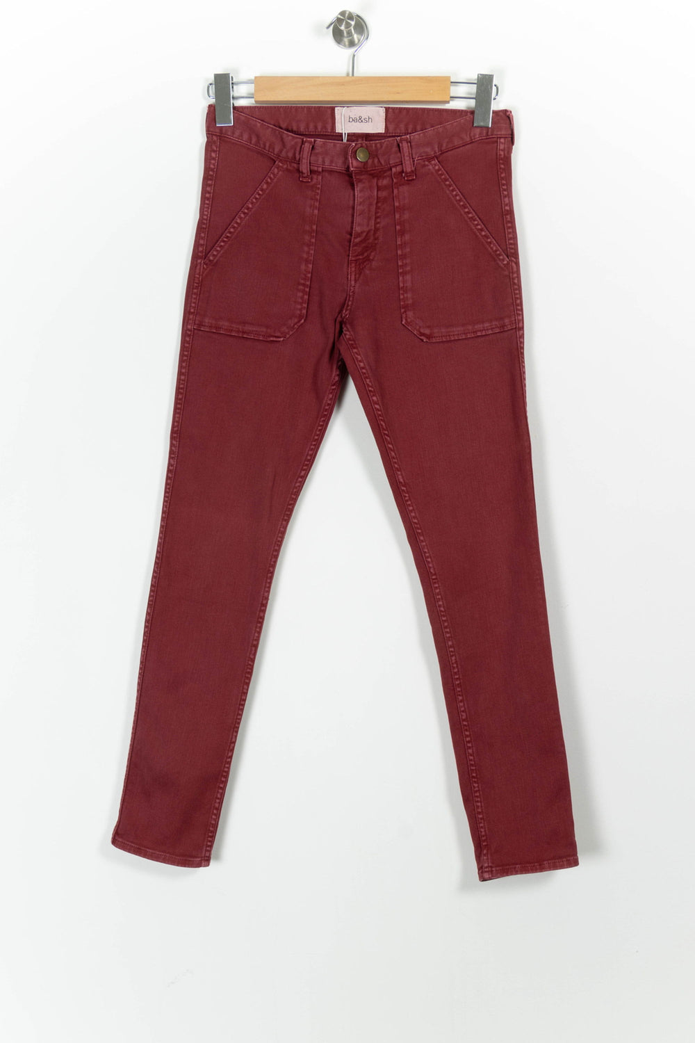 Jean Rouge - Taille S/36 de la marque ba&sh | PARAD97219 - Vendu par Paradigme - Image 2