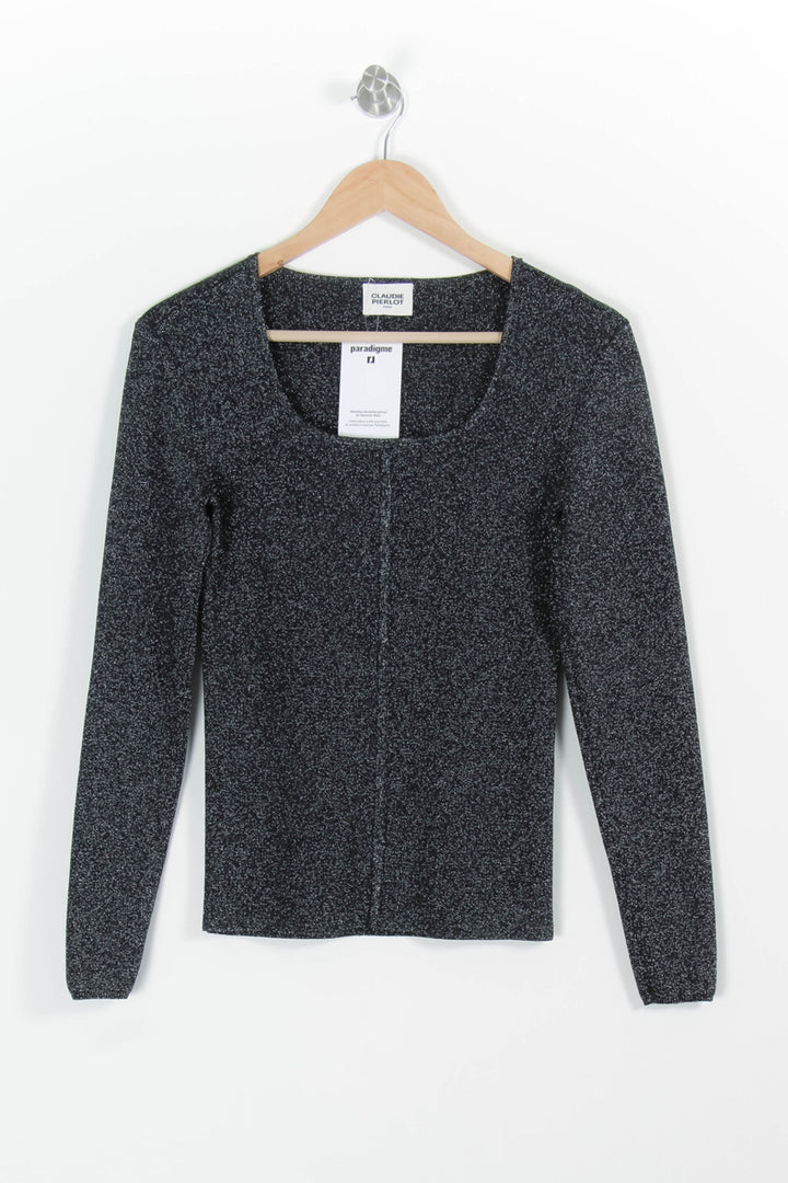 Pull Noir - Taille T.U. de la marque Claudie Pierlot | PARAD97241 - Vendu par Paradigme - Image 2