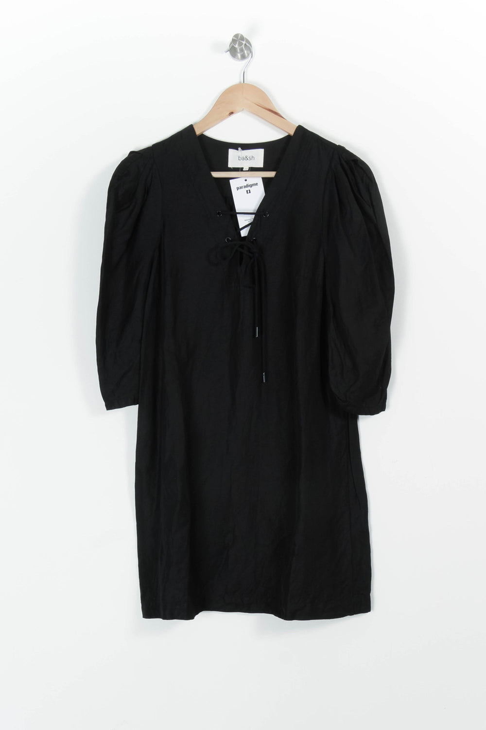 Robe Courte Noire - Taille S/36 de la marque ba&sh | PARAD97249 - Vendu par Paradigme - Image 2