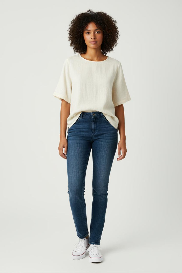 Jean Bleu - Taille S/36 de la marque American Vintage | PARAD97251 - Vendu par Paradigme - Image 1