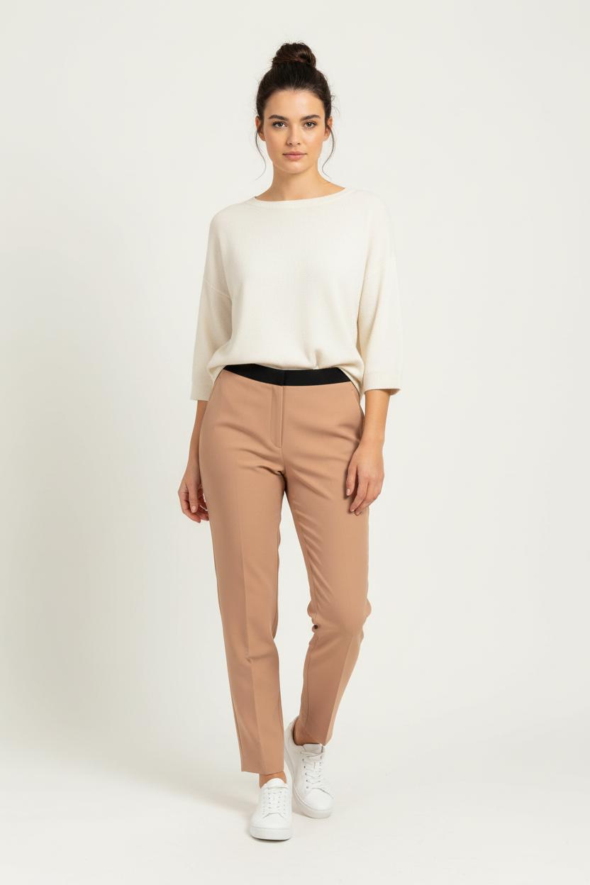 Pantalon Rose et Noir - Taille M/38 de la marque Sandro | PARAD97255 - Vendu par Paradigme - Image 1