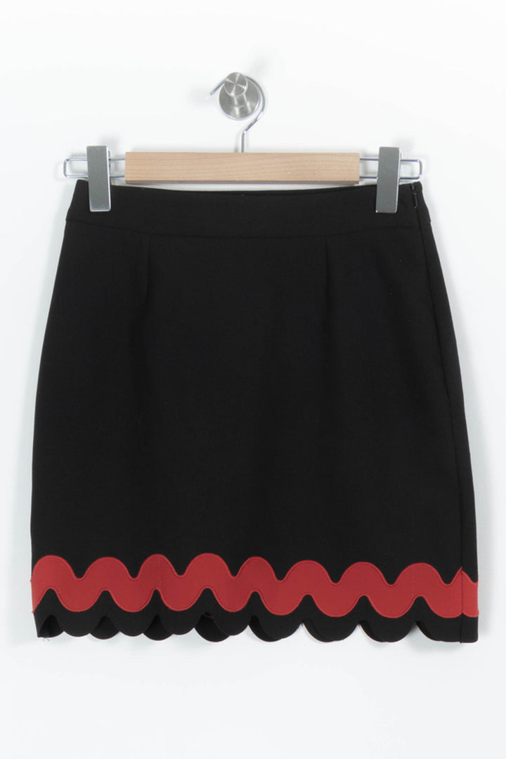 Jupe Noire et Rouge - Taille S/36 de la marque Kookai | PARAD97257 - Vendu par Paradigme - Image 2