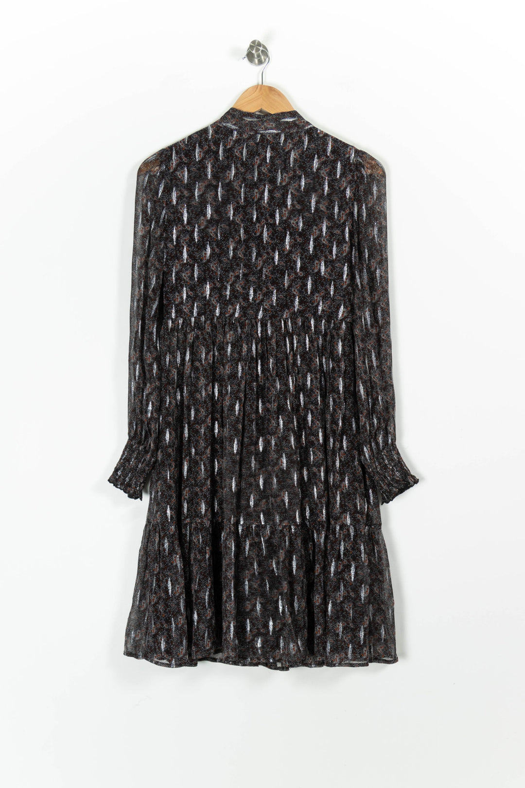 Robe Midi Grise et Noire - Taille S/36 de la marque Maison 123 | PARAD97267 - Vendu par Paradigme - Image 4