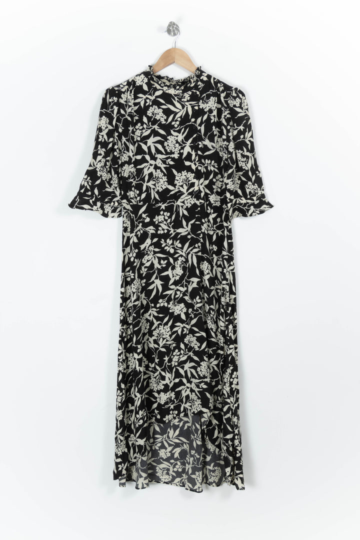 Robe Longue Noire et Blanche - Taille L/40 de la marque ba&sh | PARAD97268 - Vendu par Paradigme - Image 2