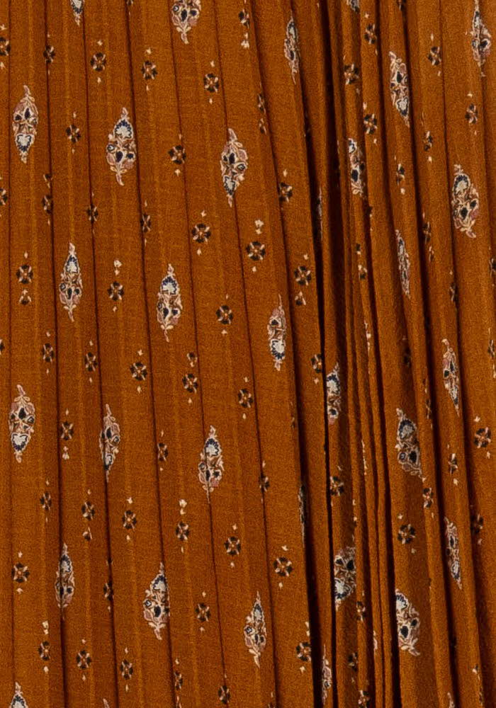 Jupe Plissée Orange - Taille XL/42 de la marque Sessùn | PARAD97269 - Vendu par Paradigme - Image 3