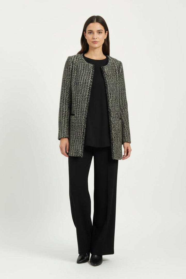 Veste en Laine Noir et Blanc - Taille M/38 de la marque Maison 123 | PARAD97272 - Vendu par Paradigme - Image 1