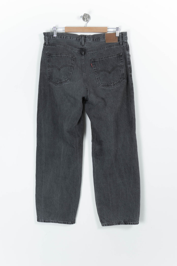 Jean Large Noir - Taille XL/42 de la marque Levi's | PARAD97274 - Vendu par Paradigme - Image 4