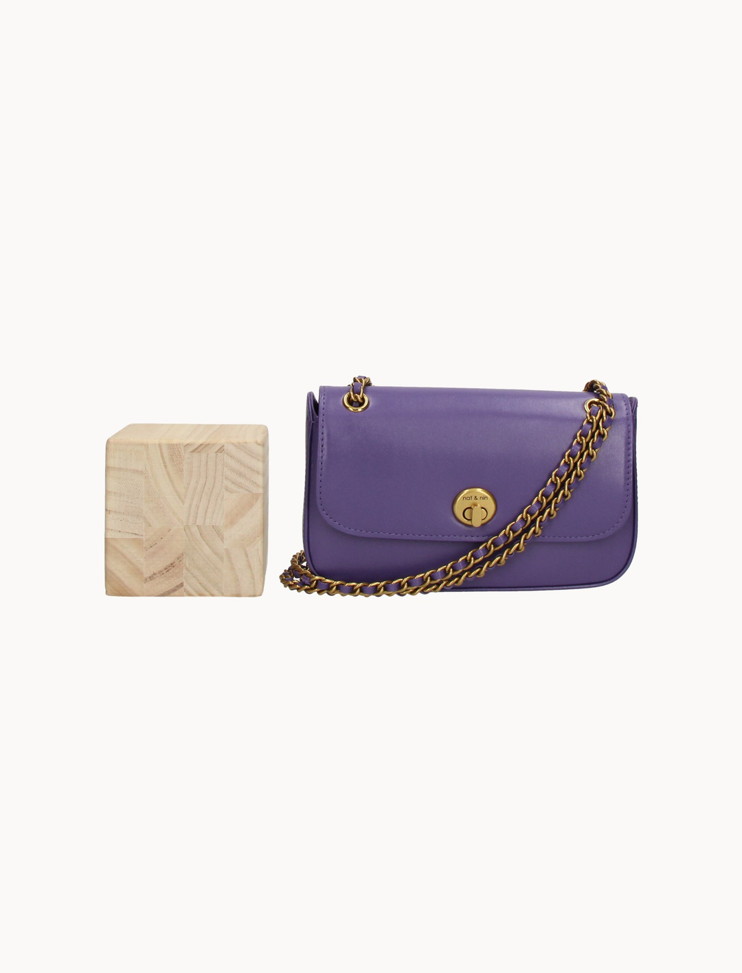 Sac Porté Épaule Violet - Taille T.U. de la marque Nat & Nin | PARAD97280 - Vendu par Paradigme - Image 3
