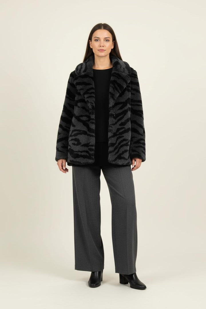Manteau Gris et Noir - Taille S/36 de la marque Zadig&Voltaire | PARAD97281 - Vendu par Paradigme - Image 1