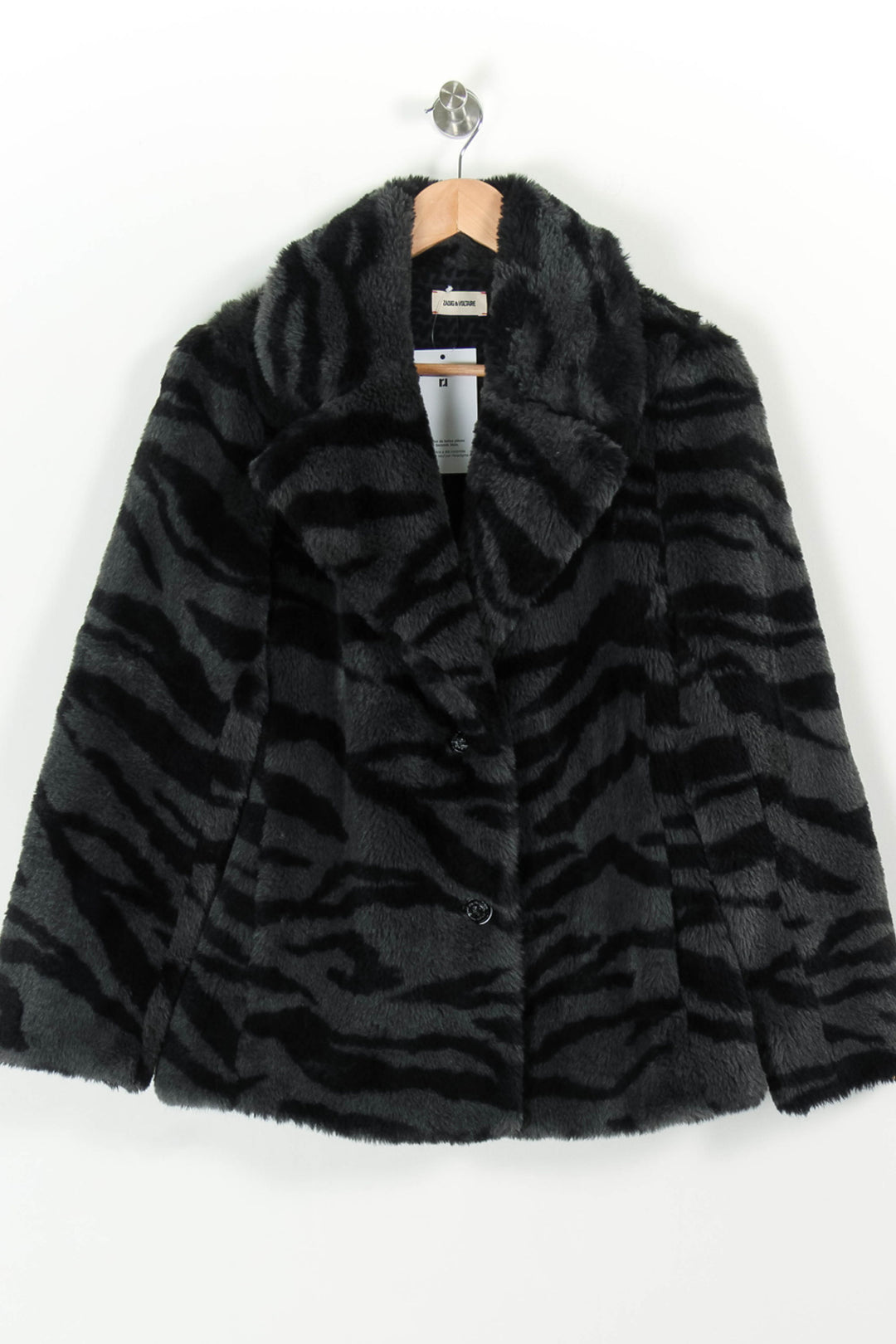 Manteau Gris et Noir - Taille S/36 de la marque Zadig&Voltaire | PARAD97281 - Vendu par Paradigme - Image 2