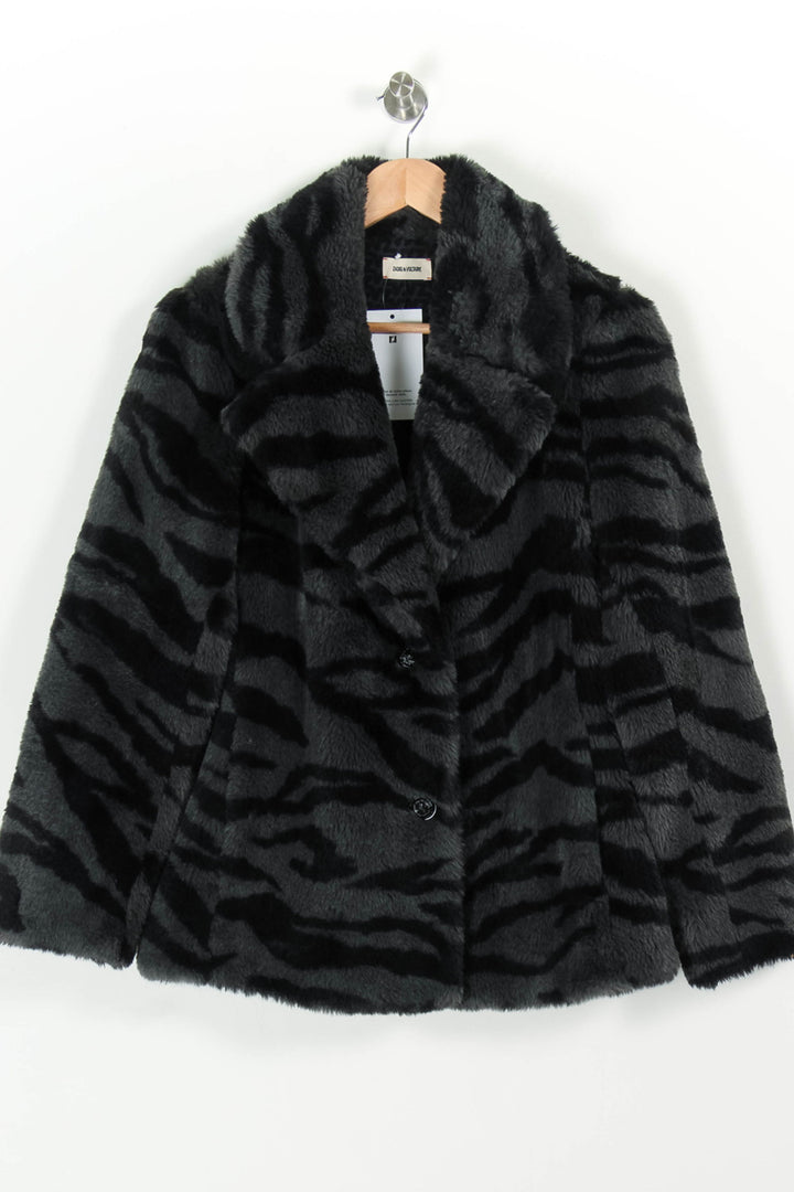 Manteau Gris et Noir - Taille S/36 de la marque Zadig&Voltaire | PARAD97281 - Vendu par Paradigme - Image 2