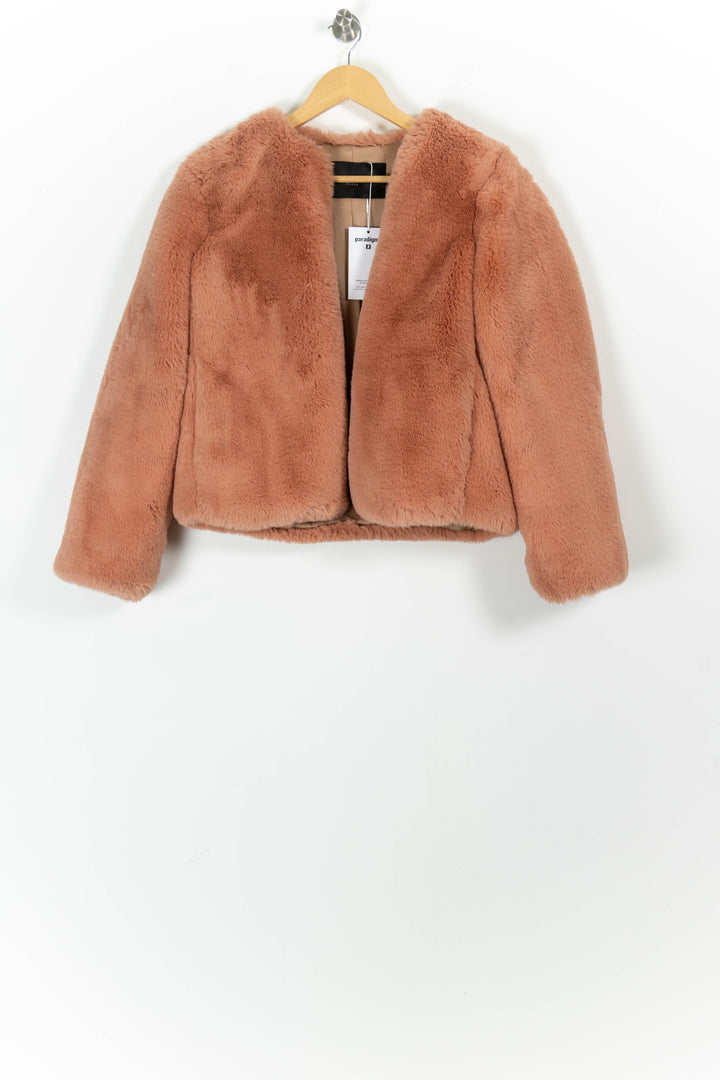 Veste Fourrure Rose - Taille S/36 de la marque Tara Jarmon | PARAD97285 - Vendu par Paradigme - Image 2