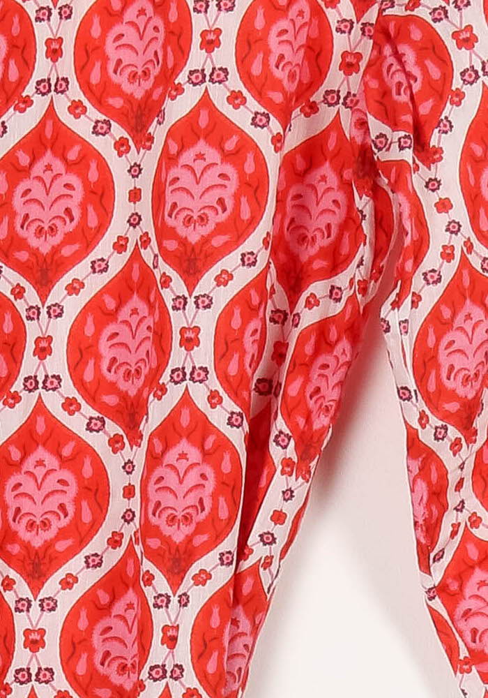 Robe Longue Rouge et Blanche - Taille XS/34 de la marque Petite Mendigote | PARAD97286 - Vendu par Paradigme - Image 3