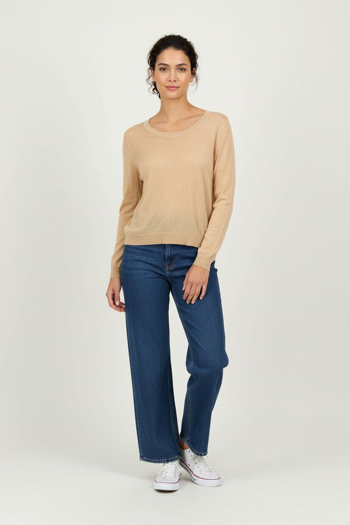 Pull Beige - Taille M/38 de la marque American Vintage | PARAD97287 - Vendu par Paradigme - Image 1