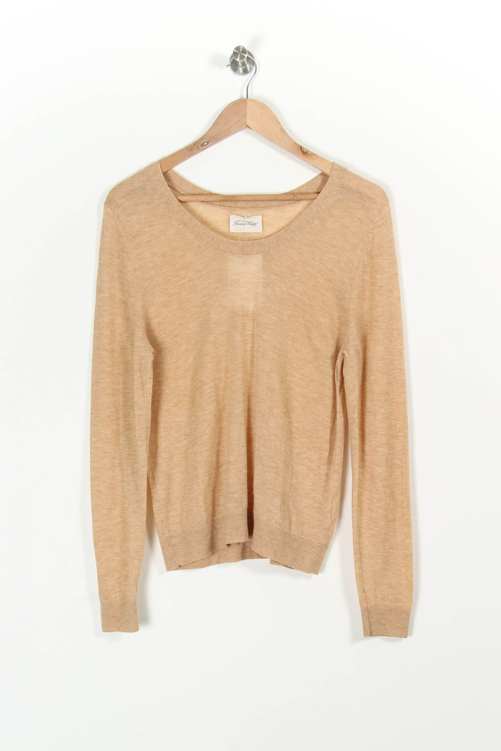 Pull Beige - Taille M/38 de la marque American Vintage | PARAD97287 - Vendu par Paradigme - Image 2