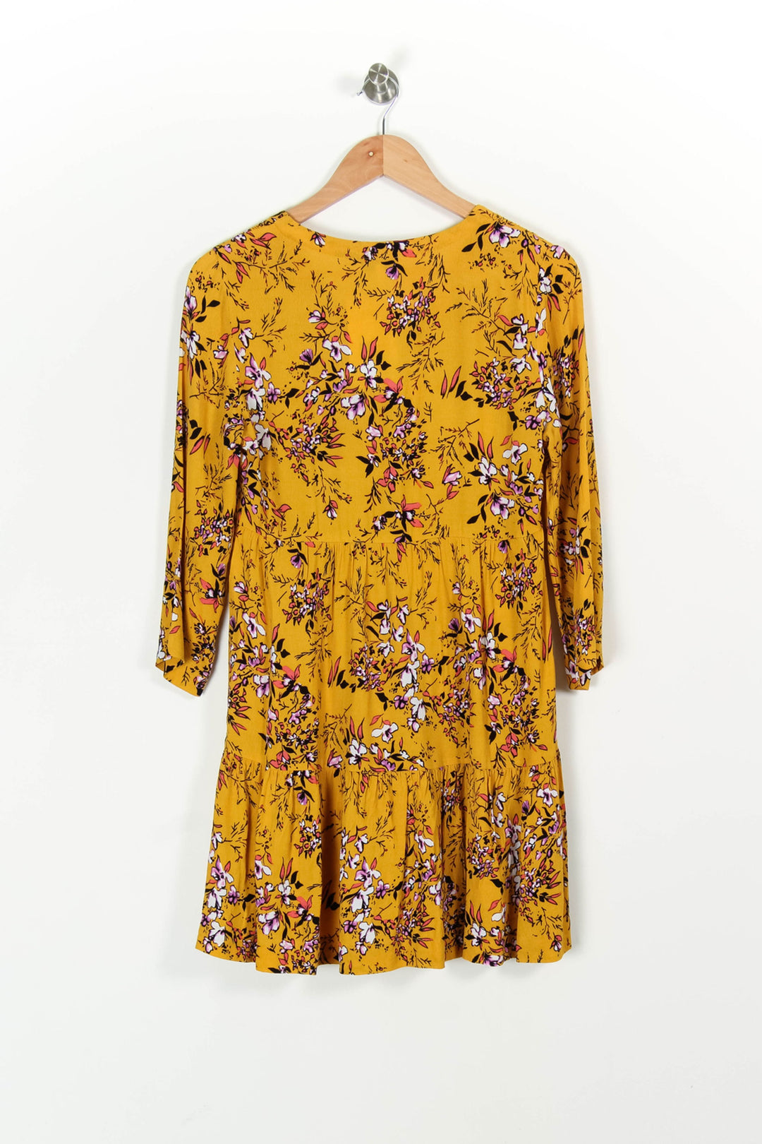 Robe Fleurie Jaune et Violet - Taille S/36 de la marque Suncoo | PARAD97288 - Vendu par Paradigme - Image 4