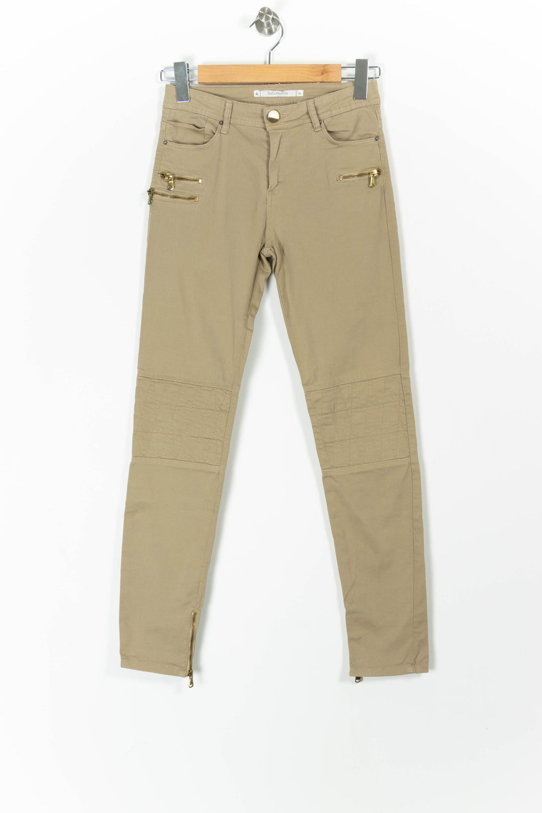 Pantalon Slim Beige - Taille S/36 de la marque Sud express | PARAD97294 - Vendu par Paradigme - Image 2