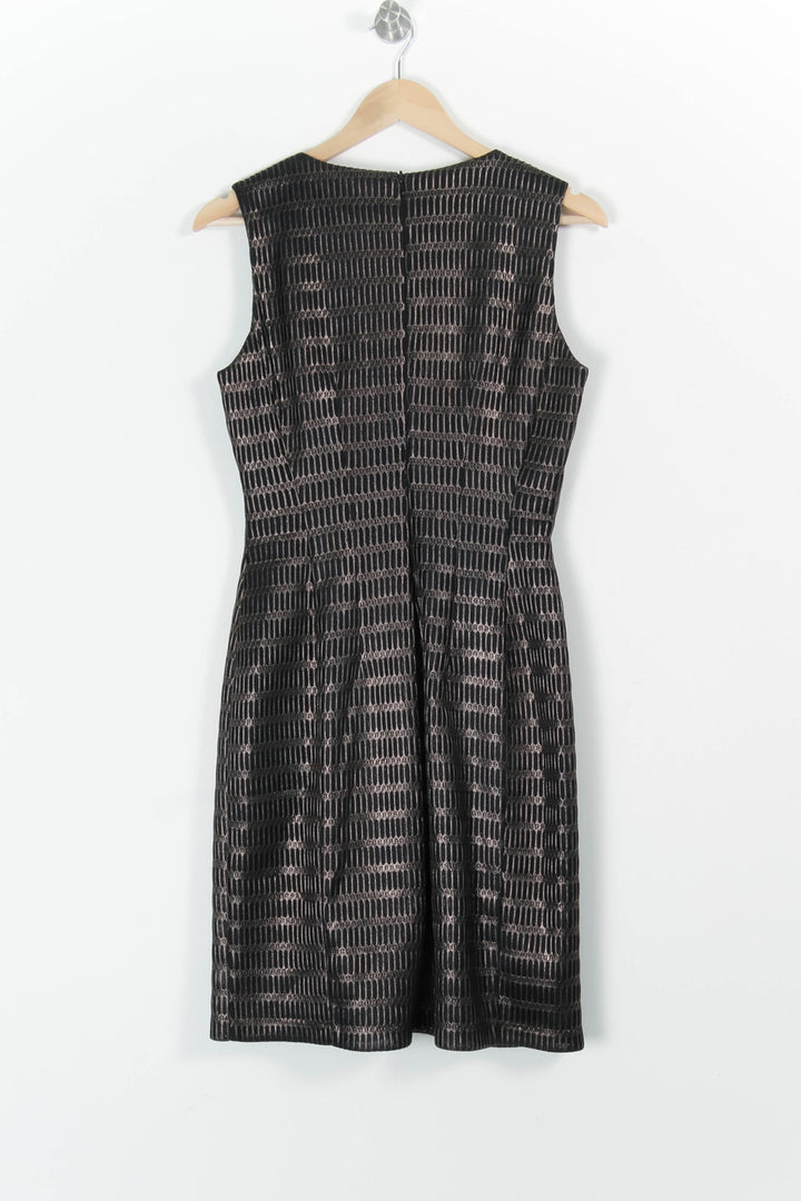 Robe Sans Manches Noire et Dorée - Taille L/40 de la marque La Fée Maraboutée | PARAD97296 - Vendu par Paradigme - Image 4
