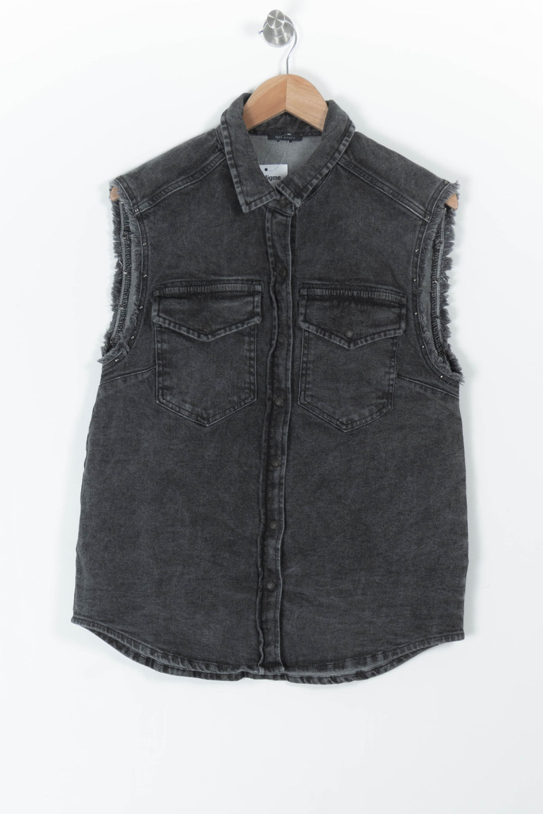 Veste Sans Manches Grise - Taille M/38 de la marque IKKS | PARAD97305 - Vendu par Paradigme - Image 2