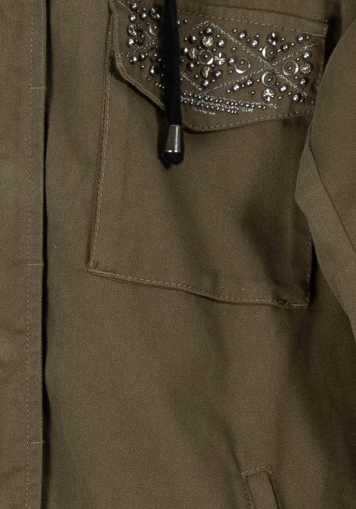 Veste kaki et noire - Taille M/38 de la marque IKKS | PARAD97307 - Vendu par Paradigme - Image 3
