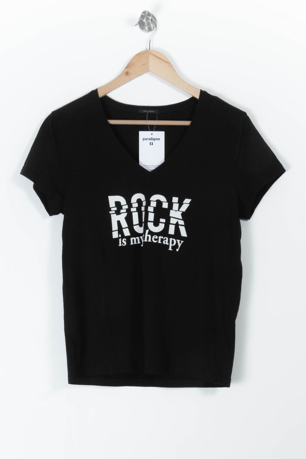 Tee-shirt Noir - Taille L/40 de la marque IKKS | PARAD97318 - Vendu par Paradigme - Image 2