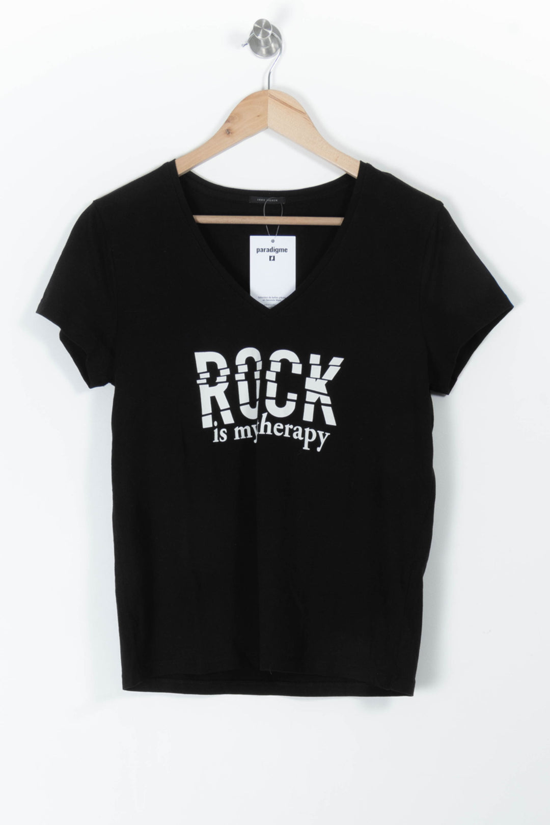 Tee-shirt Noir - Taille L/40 de la marque IKKS | PARAD97318 - Vendu par Paradigme - Image 2