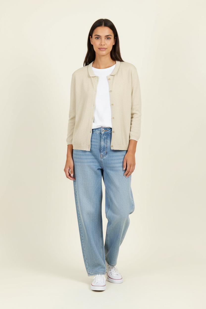 Cardigan Beige - Taille L/40 de la marque Des petits hauts | PARAD97326 - Vendu par Paradigme - Image 1