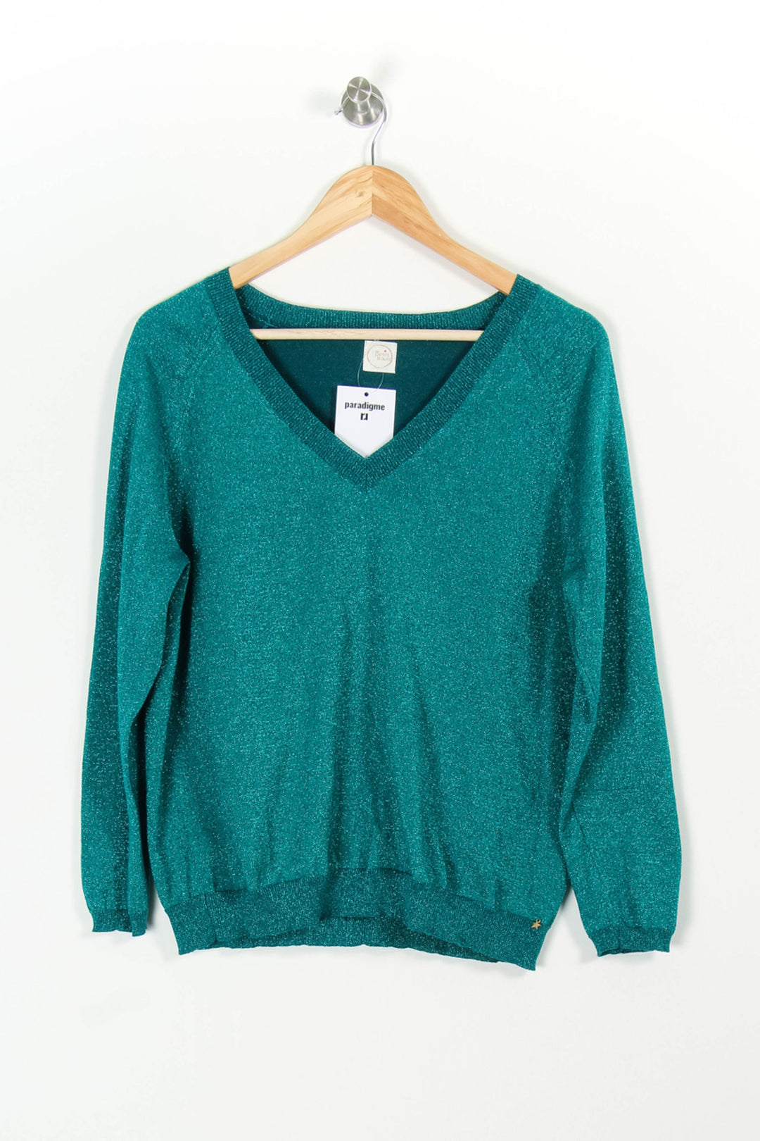 Pull Vert - Taille S/36 de la marque Des petits hauts | PARAD97327 - Vendu par Paradigme - Image 2