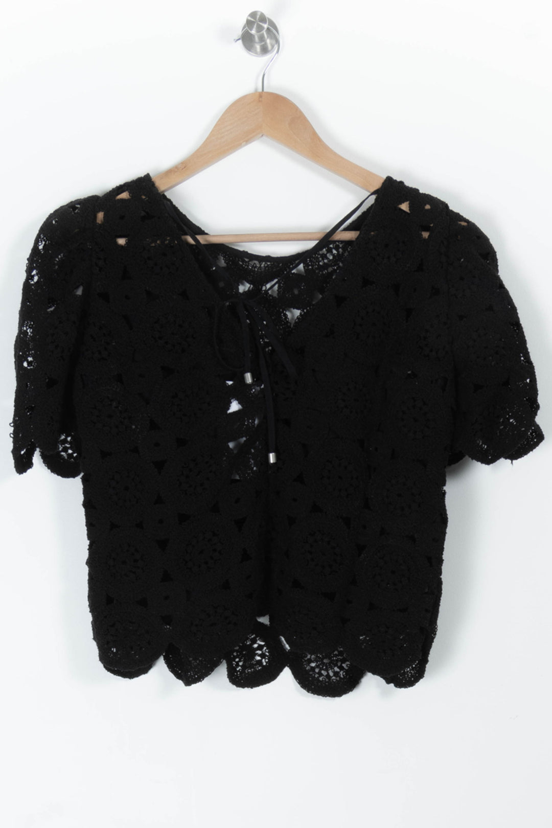 Top Noir - Taille M/38 de la marque IKKS | PARAD97328 - Vendu par Paradigme - Image 4