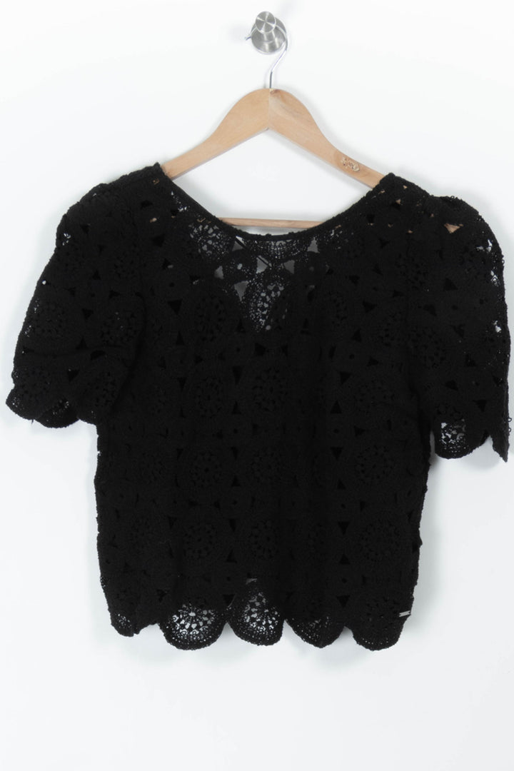 Top Noir - Taille M/38 de la marque IKKS | PARAD97328 - Vendu par Paradigme - Image 2