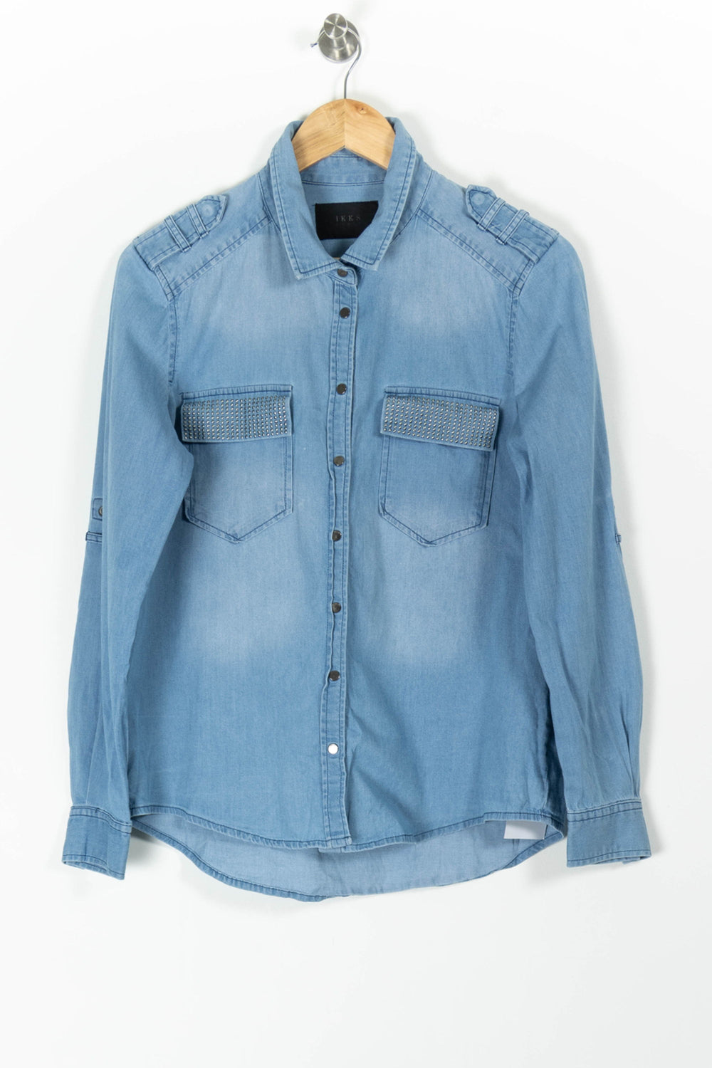 Chemise Bleu - Taille S/36 de la marque IKKS | PARAD97329 - Vendu par Paradigme - Image 2