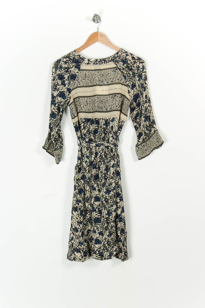 Robe Longue Beige et Bleue - Taille M/38 de la marque Stella Forest | PARAD97335 - Vendu par Paradigme - Image 4