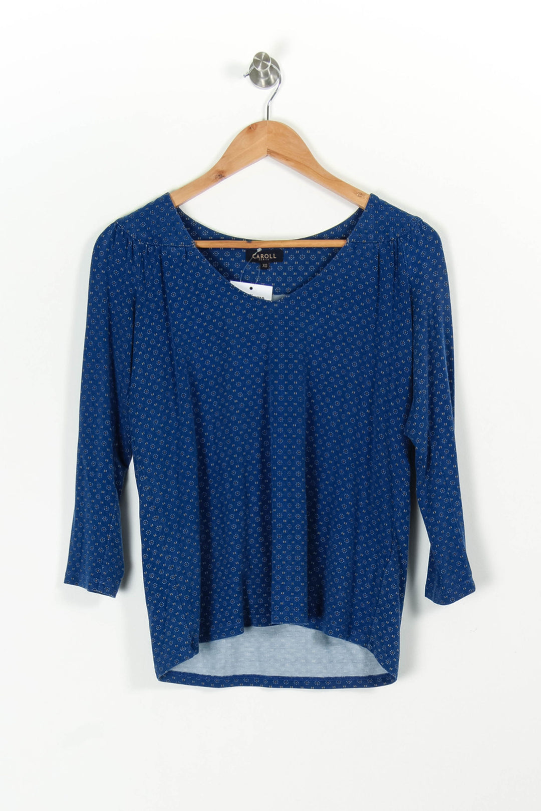 Blouse Bleue - Taille XS/34 de la marque Caroll | PARAD97338 - Vendu par Paradigme - Image 2