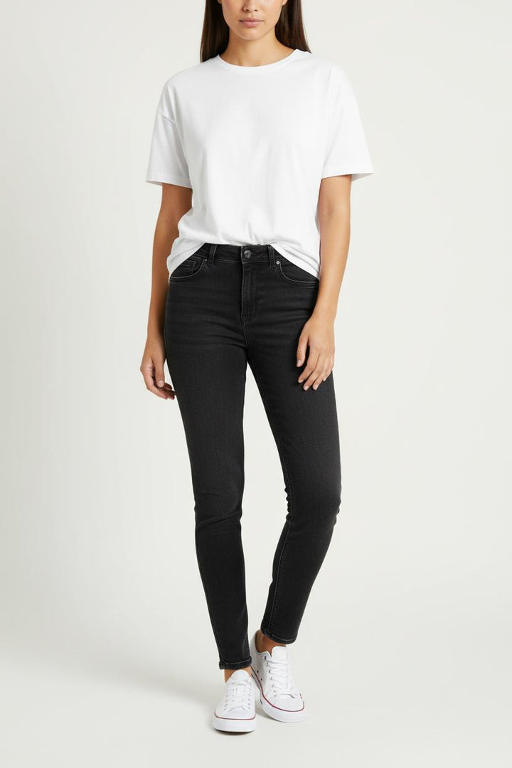 Jean Slim Noir - Taille S/36 de la marque La Fée Maraboutée | PARAD97340 - Vendu par Paradigme - Image 1