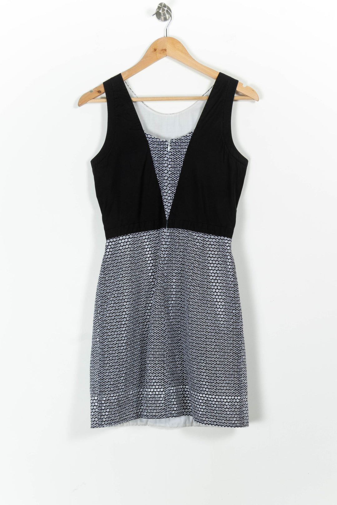 Robe Courte Noire et Blanche - Taille S/36 de la marque Claudie Pierlot | PARAD97341 - Vendu par Paradigme - Image 4