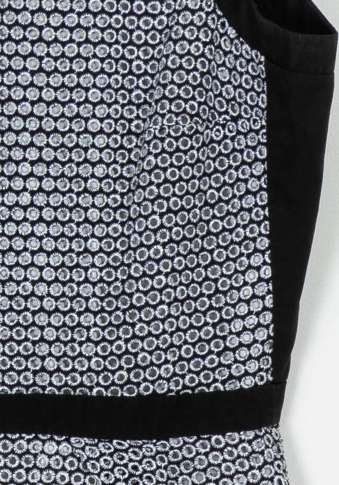 Robe Courte Noire et Blanche - Taille S/36 de la marque Claudie Pierlot | PARAD97341 - Vendu par Paradigme - Image 3