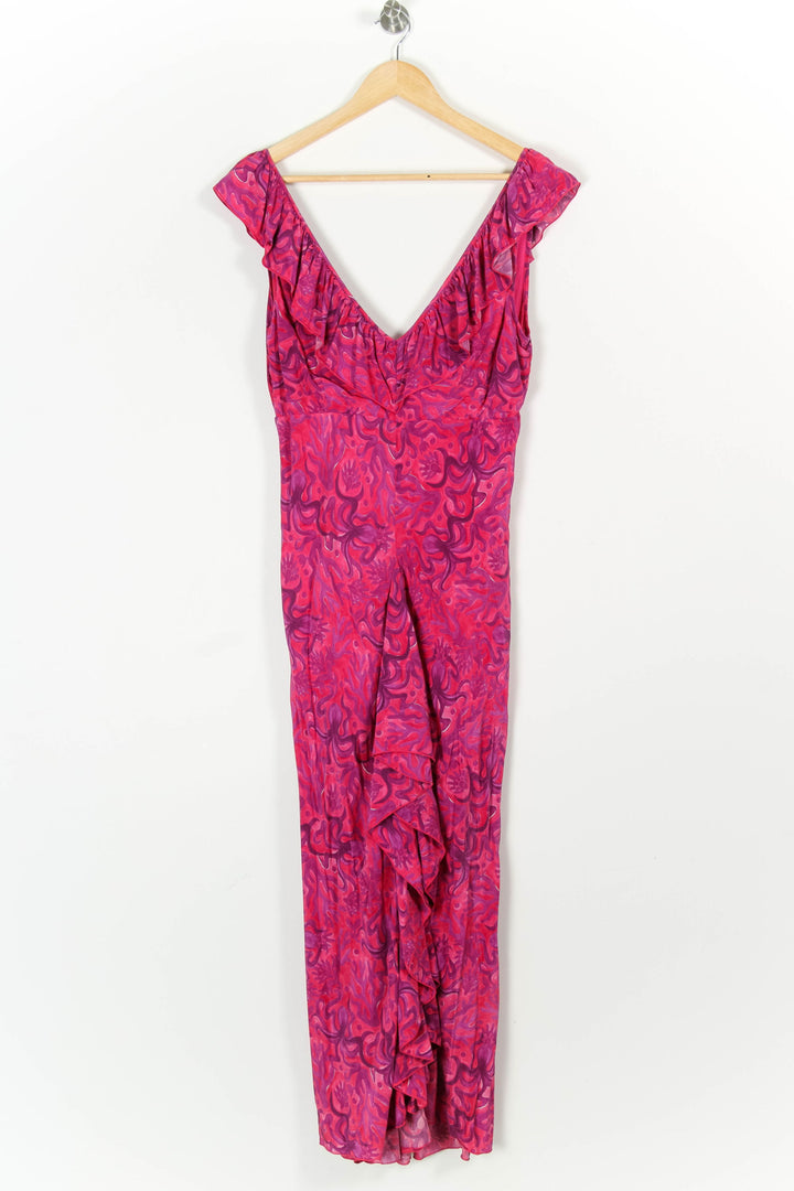 Robe Longue Rose et Fuchsia - Taille XL/42 de la marque Soi Paris | PARAD97343 - Vendu par Paradigme - Image 2