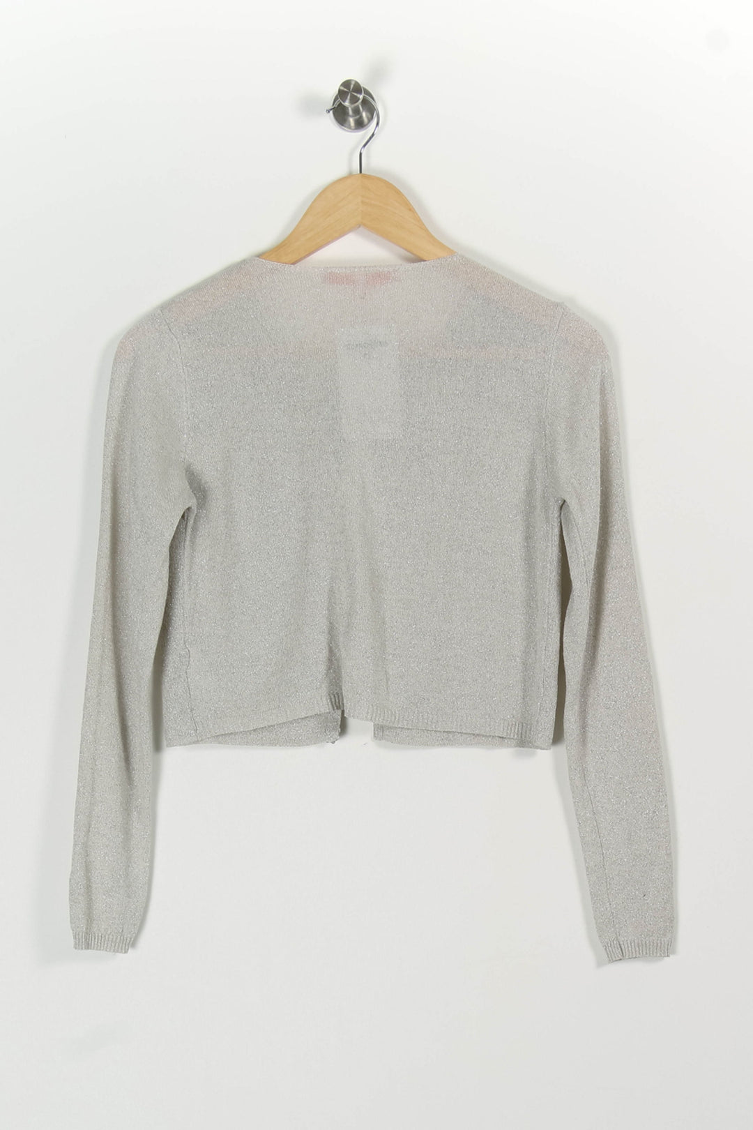 Cardigan Gris - Taille XS/34 de la marque La Fée Maraboutée | PARAD97345 - Vendu par Paradigme - Image 4