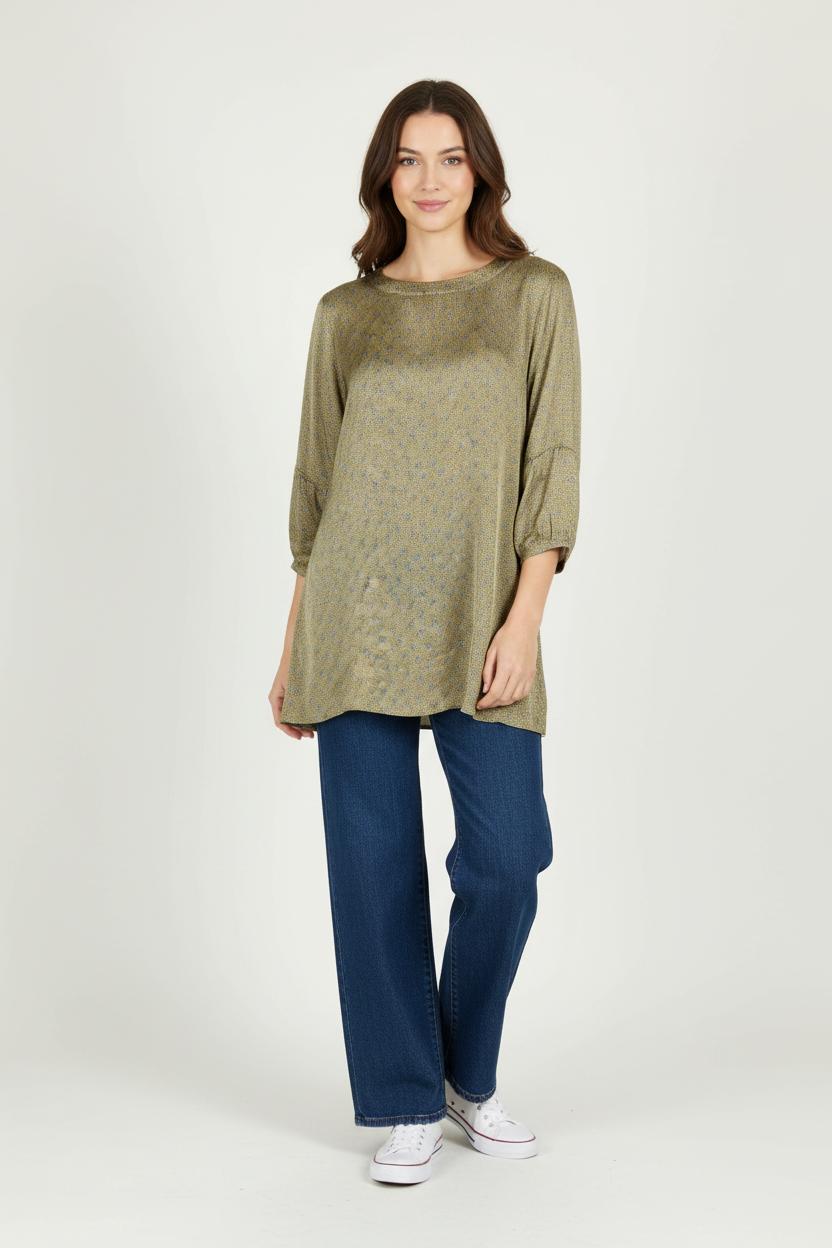 Robe Courte Verte et Bleue - Taille S/36 de la marque American Vintage | PARAD97349 - Vendu par Paradigme - Image 1