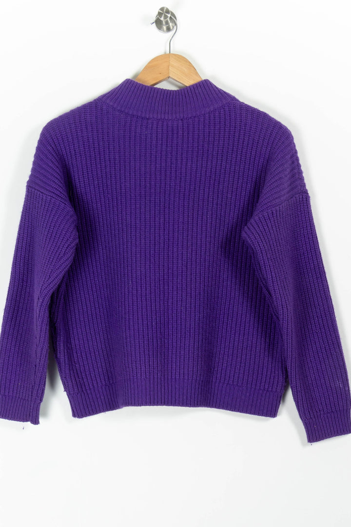 Pull Violet - Taille M/38 de la marque Sézane | PARAD97352 - Vendu par Paradigme - Image 4
