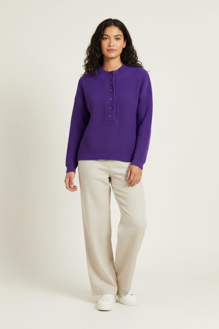 Pull Violet - Taille M/38 de la marque Sézane | PARAD97352 - Vendu par Paradigme - Image 1