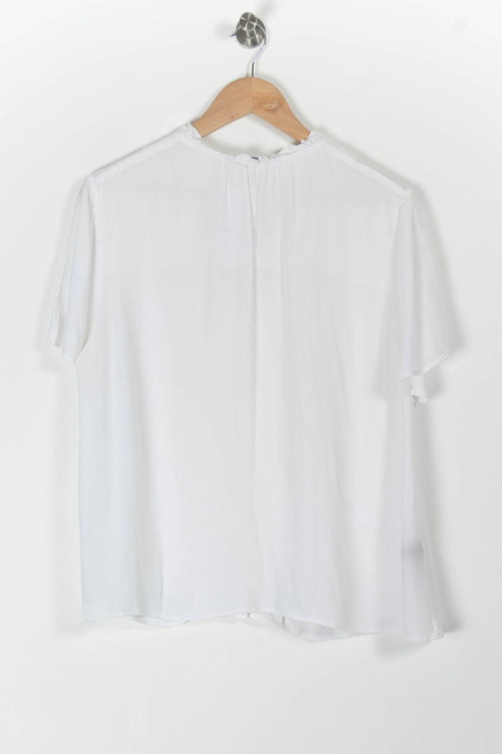 Chemisier Blanc - Taille XL/42 de la marque Comptoir des Cotonniers | PARAD97356 - Vendu par Paradigme - Image 4