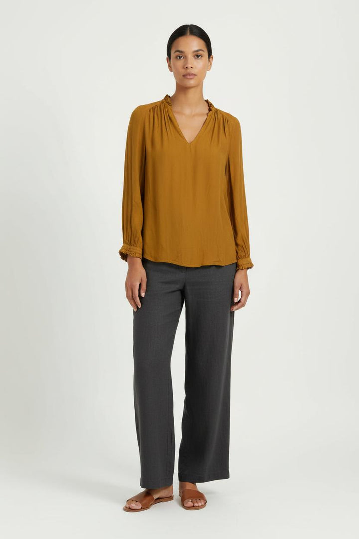 Blouse Jaune - Taille M/38 de la marque Kookai | PARAD97357 - Vendu par Paradigme - Image 1