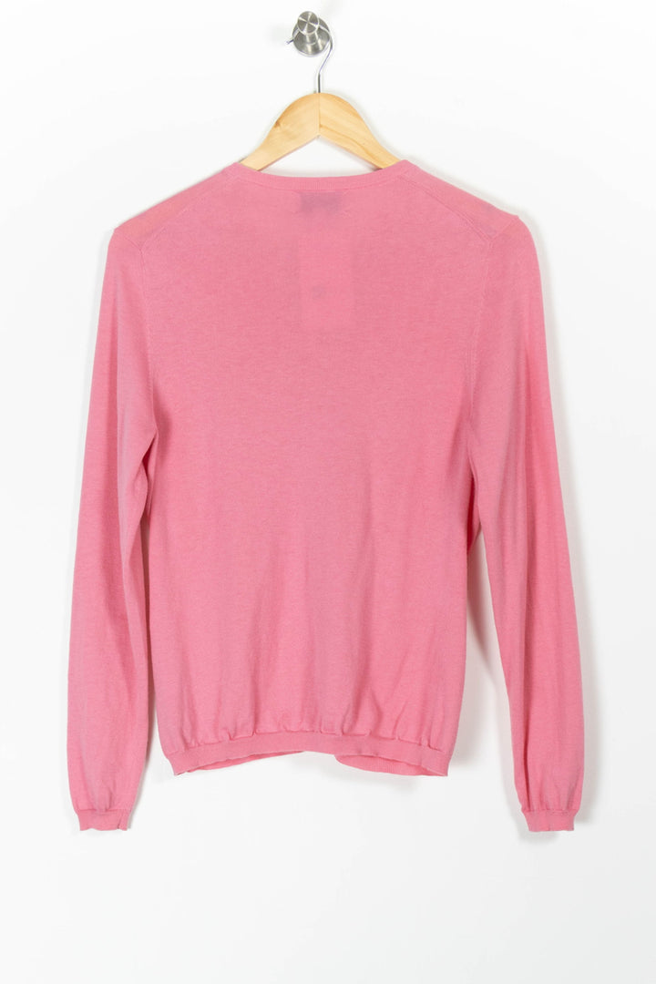 Cardigan Rose - Taille L/40 de la marque Eric Bompard | PARAD97362 - Vendu par Paradigme - Image 4