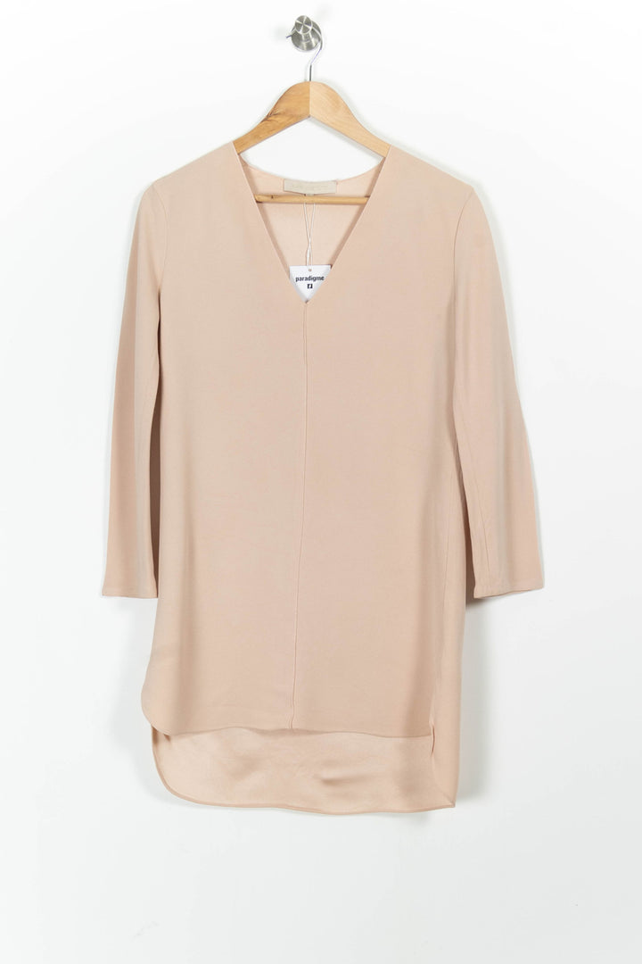 Robe Droite Rose - Taille M/38 de la marque Vanessa Bruno | PARAD97364 - Vendu par Paradigme - Image 2