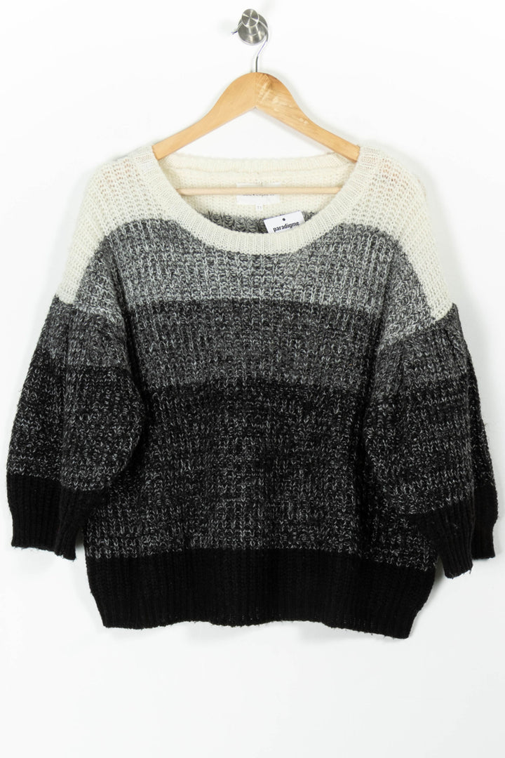 Pull Noir et Blanc - Taille S/36 de la marque Sud express | PARAD97368 - Vendu par Paradigme - Image 2