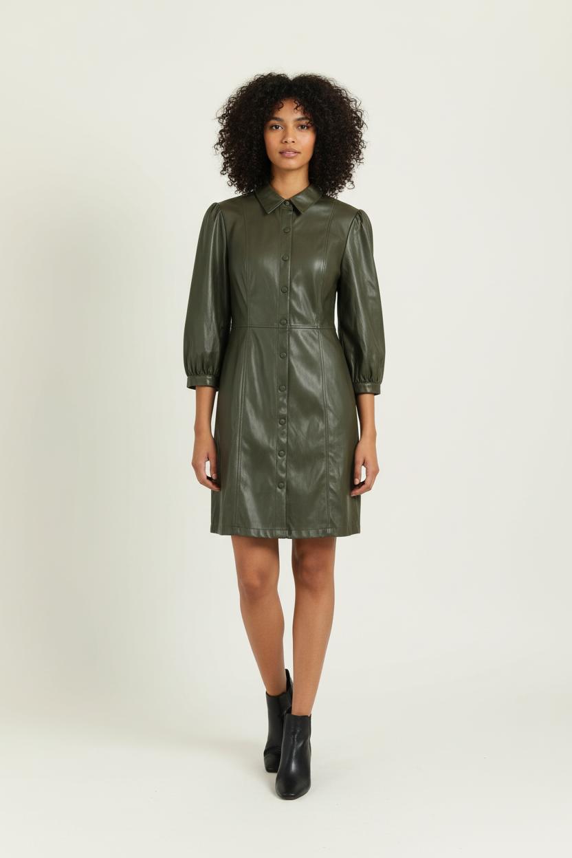 Robe Chemise Verte - Taille XL/42 de la marque Liu Jo | PARAD97371 - Vendu par Paradigme - Image 1