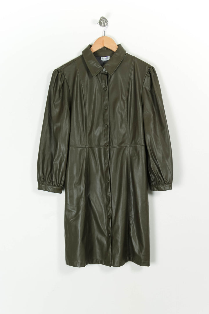Robe Chemise Verte - Taille XL/42 de la marque Liu Jo | PARAD97371 - Vendu par Paradigme - Image 2