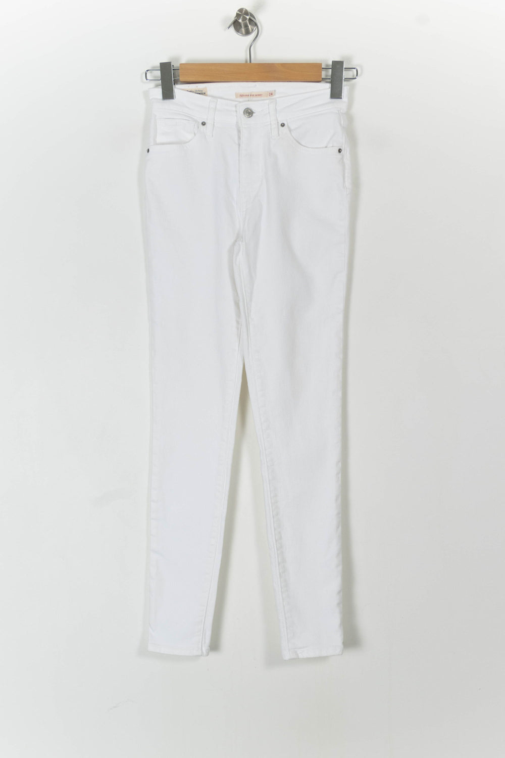 Jean Skinny Blanc - Taille XS/34 de la marque Levi's | PARAD97372 - Vendu par Paradigme - Image 2